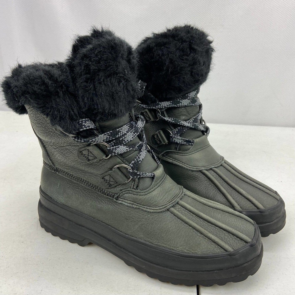 Sperry Mari Time Black Thinsulate Waterproof Winter Snow Boots Size 7 M
